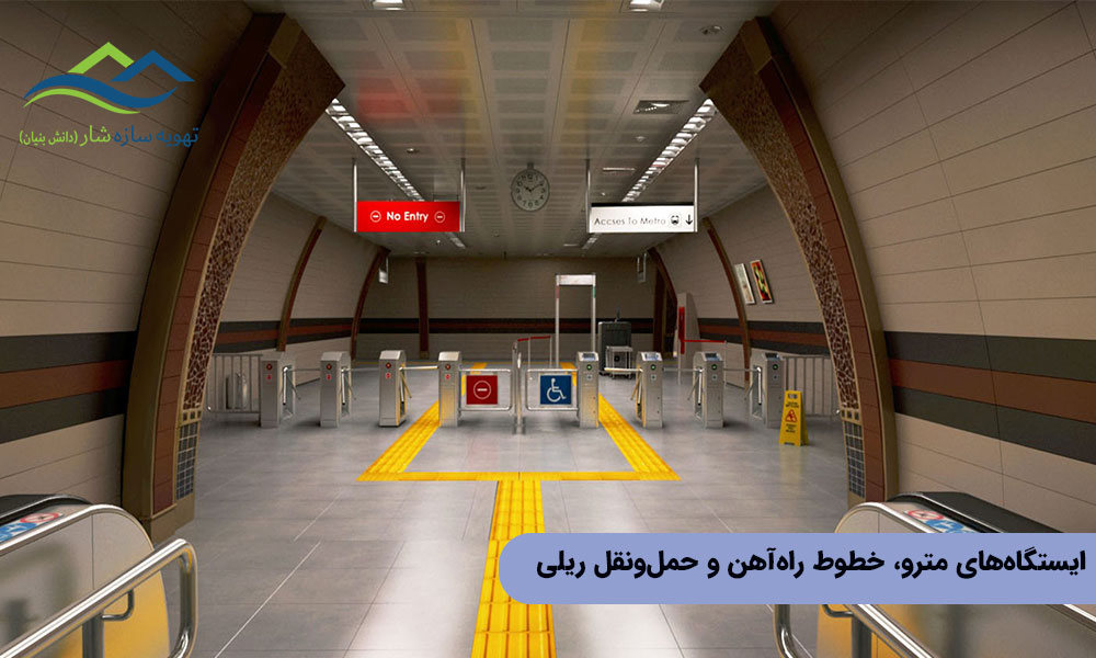 استفاده از صداگیرها در ایستگاه‌های مترو و حمل و نقل ریلی