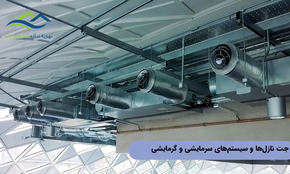 جت نازلها در سیستم سرمایشی و گرمایشی