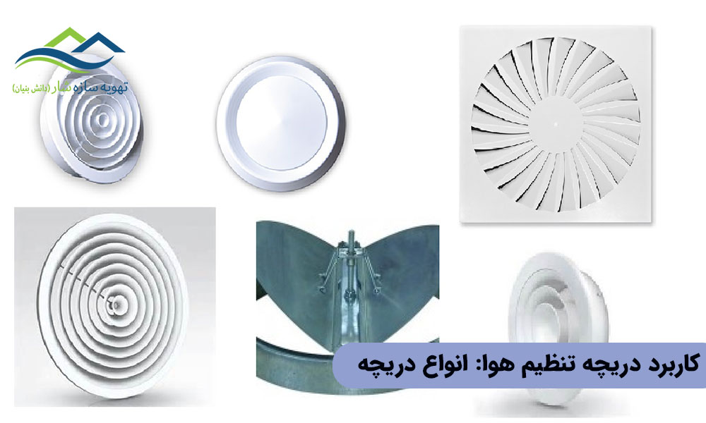 انواع دریچه تنظیم هوا