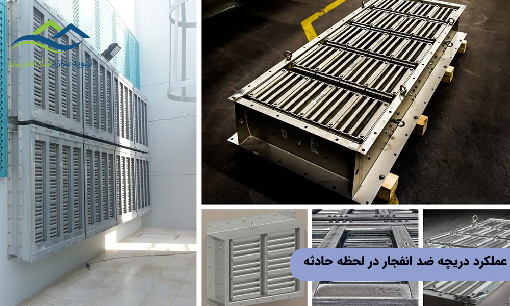 عملکرد دریچه ضد انفجار در لحظه حادثه