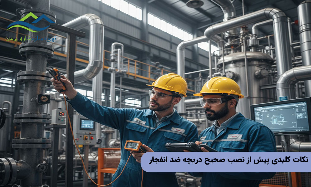 نکات کلیدی پیش از نصب صحیح دریچه ضد انفجار