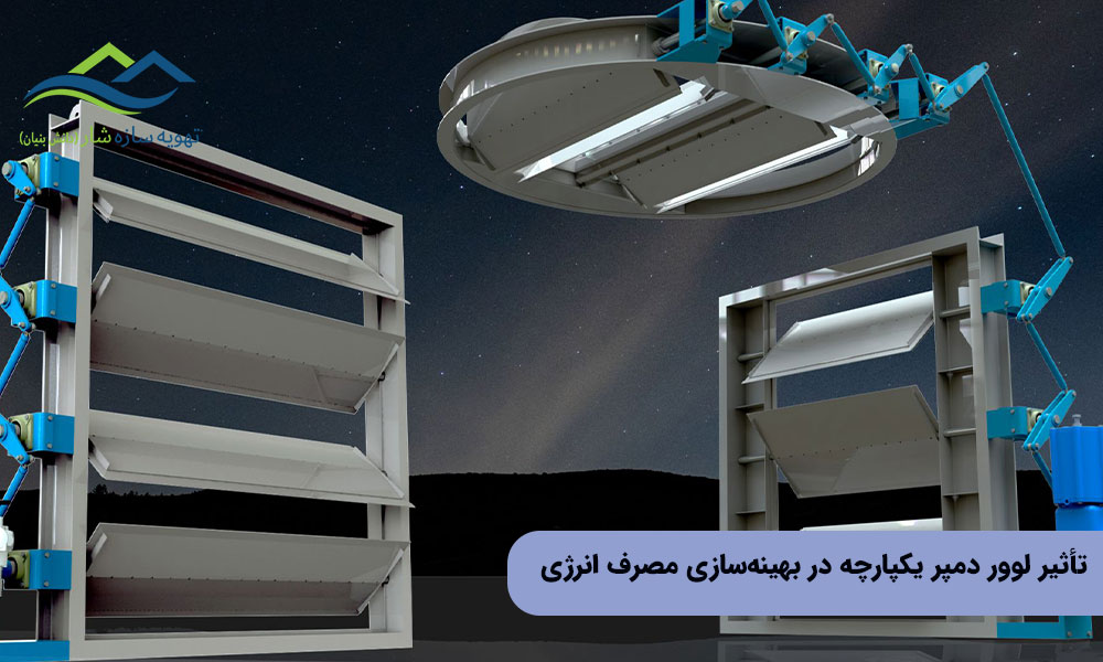 تأثیر لوور دمپر یکپارچه در بهینهسازی مصرف انرژی