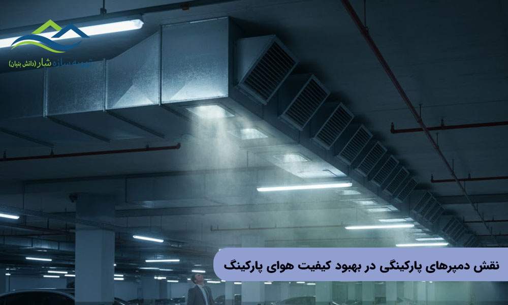 نقش دمپرهای پارکینگی در بهبود کیفیت هوای پارکینگ
