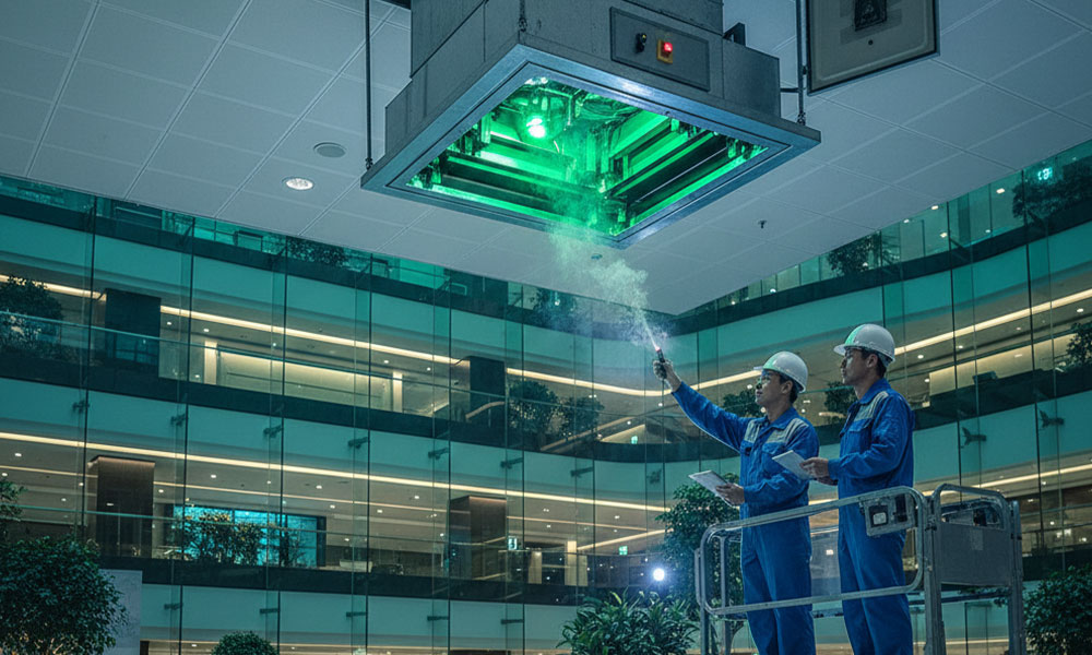 دریچه گرد جت نازل در پروژه‌های خاص