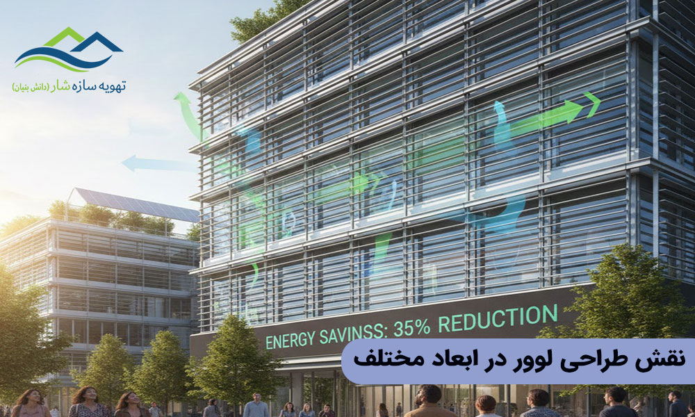 نقش و تأثیر لوور استاندارد بر راندمان تهویه