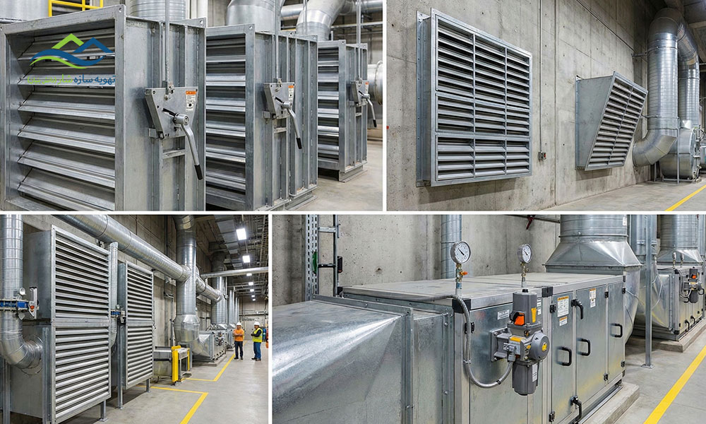 بخش های مختلف سیستم های تهویه نیروگاهی