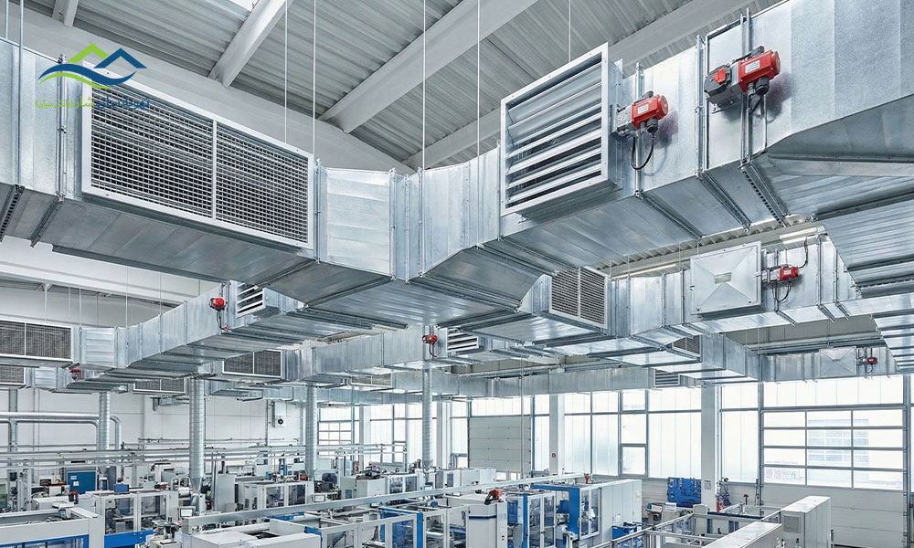 کاربرد دریچه ها و دمپرها در کارخانه ها