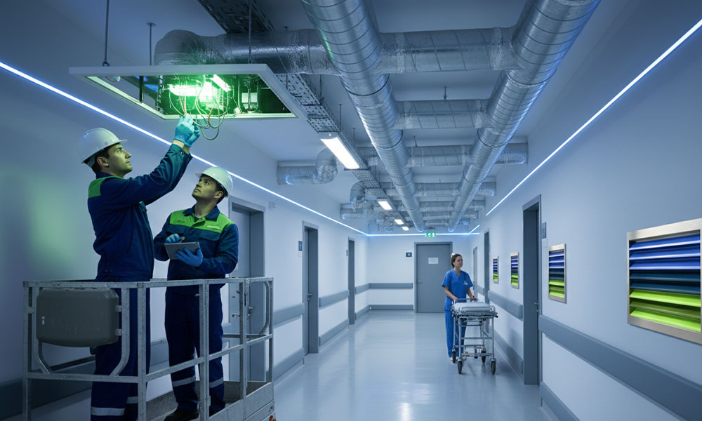 کاربرد دریچه های تهویه بیمارستانی