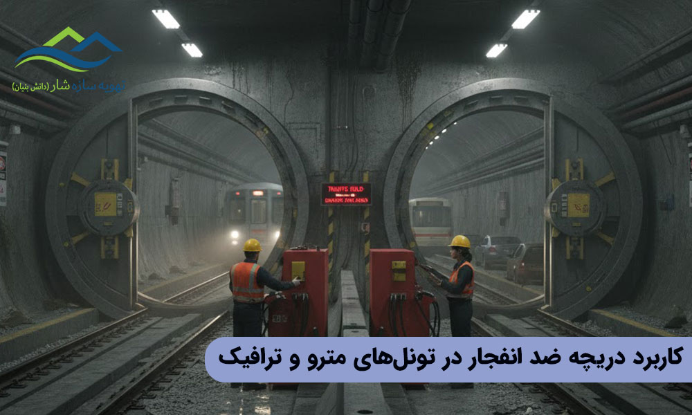 کاربرد دریچه ضد انفجار در تونل‌های مترو و ترافیک