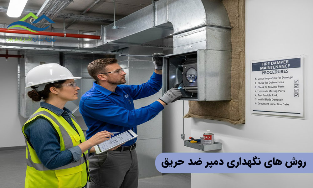 روش های نگهداری دمپر ضد حریق