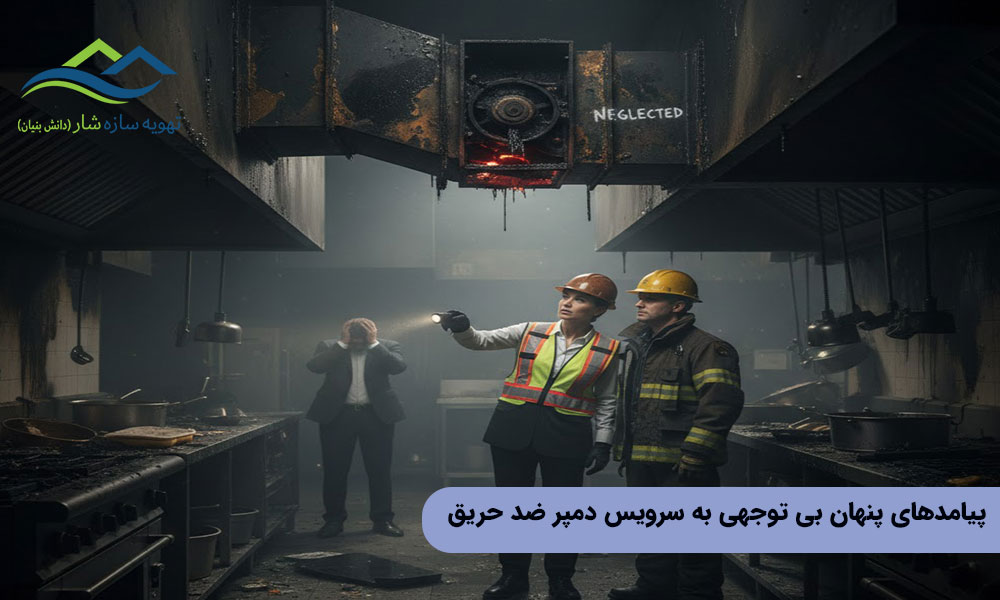 پیامدهای پنهان بی ‌توجهی به سرویس دمپر ضد حریق 