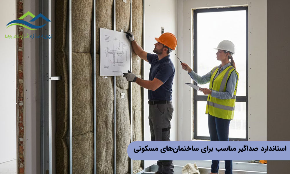 استاندارد صداگیر مناسب برای ساختمانهای مسکونی