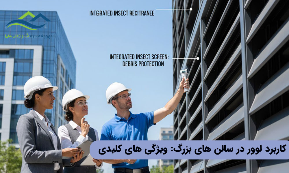 کاربرد لوور در سالن های بزرگ: ویژگی های کلیدی