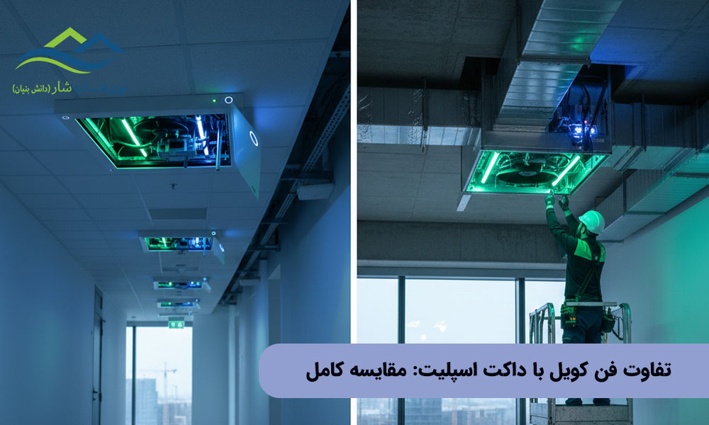 تفاوت فن کویل با داکت اسپلیت